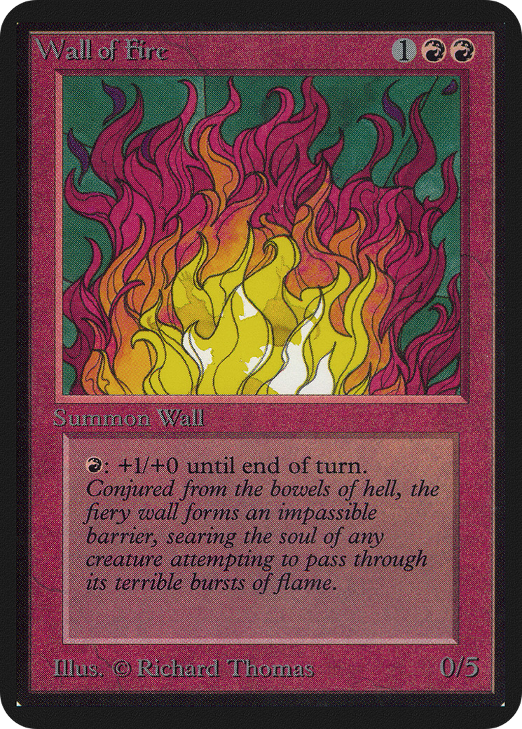 {C} Wall of Fire [Alpha Edition][LEA 181]