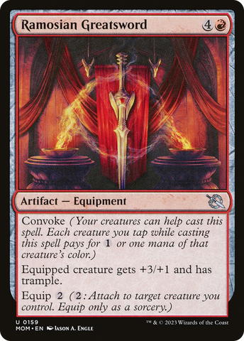 {C} Ramosian Greatsword [March of the Machine][MOM 159]