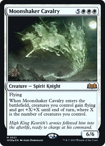 {@R} Moonshaker Cavalry [Wilds of Eldraine Prerelease Promos][PR WOE 021]