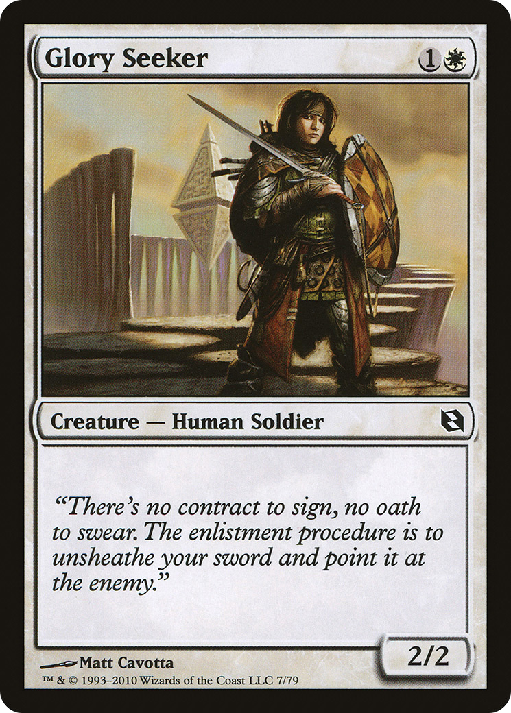 {C} Glory Seeker [Duel Decks: Elspeth vs. Tezzeret][DDF 007]