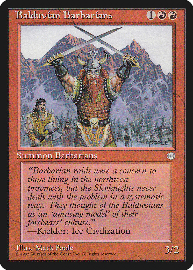 {C} Balduvian Barbarians [Ice Age][ICE 172]