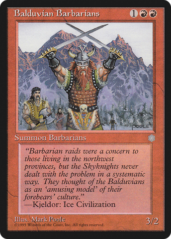 {C} Balduvian Barbarians [Ice Age][ICE 172]