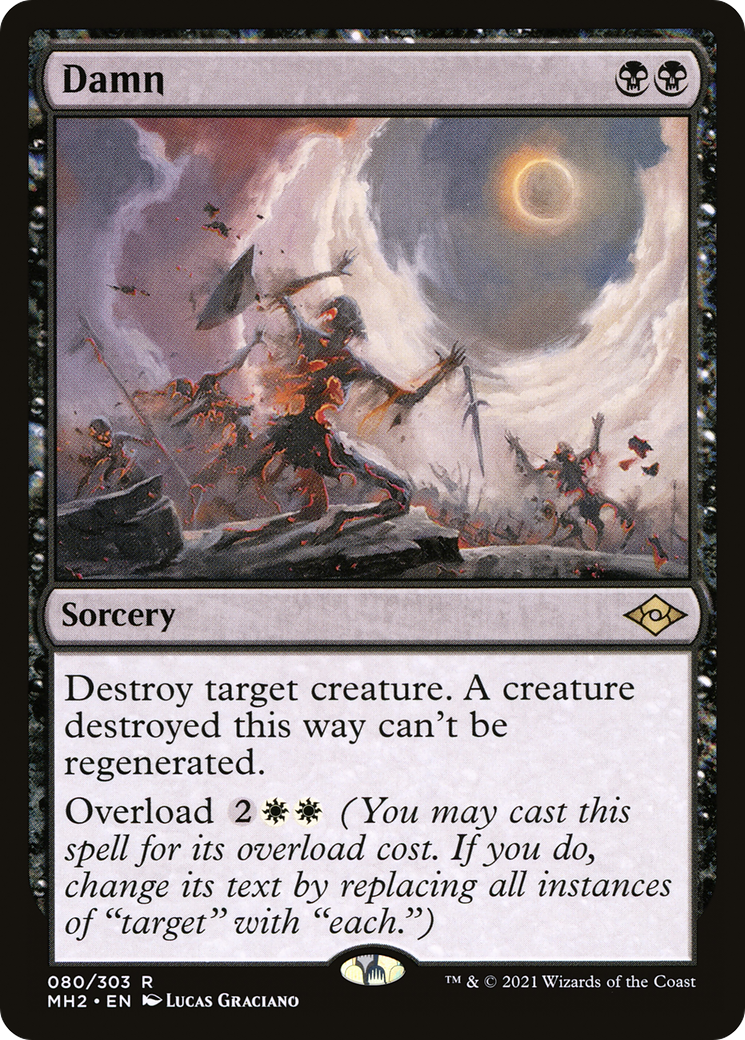 {R} Damn (Foil) [Modern Horizons 2] [MH2 080]