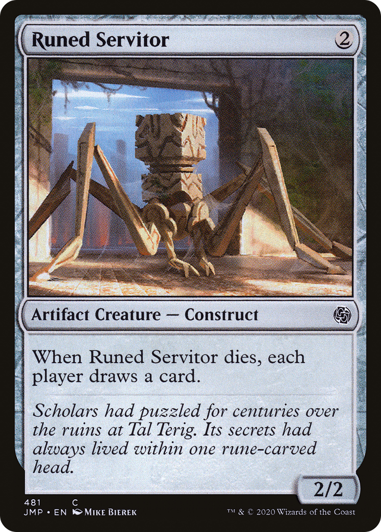 {C} Runed Servitor [Jumpstart][JMP 481]