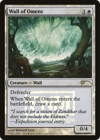 {R} Wall of Omens [Friday Night Magic 2011][PA F11 003]