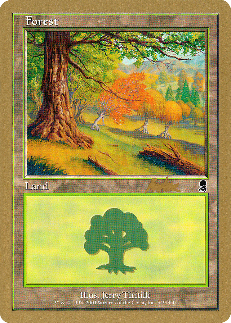 {B}[GB WC02 BK349] Forest (Brian Kibler) [World Championship Decks 2002]