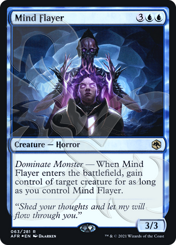 {R} Mind Flayer (Ampersand Promo) [Dungeons & Dragons: Adventures in the Forgotten Realms Promos][AMP AFR 063]