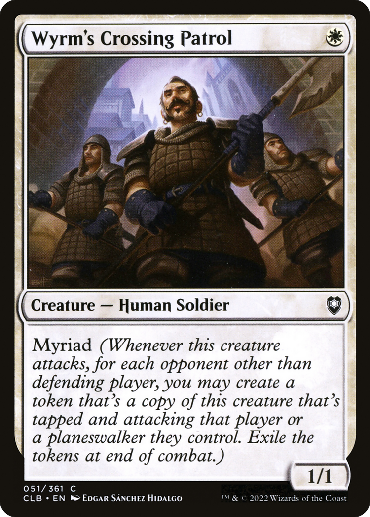 {C} Wyrm's Crossing Patrol [Commander Legends: Battle for Baldur's Gate][CLB 051]