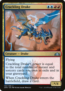 {C} Crackling Drake [Guilds of Ravnica][GRN 163]