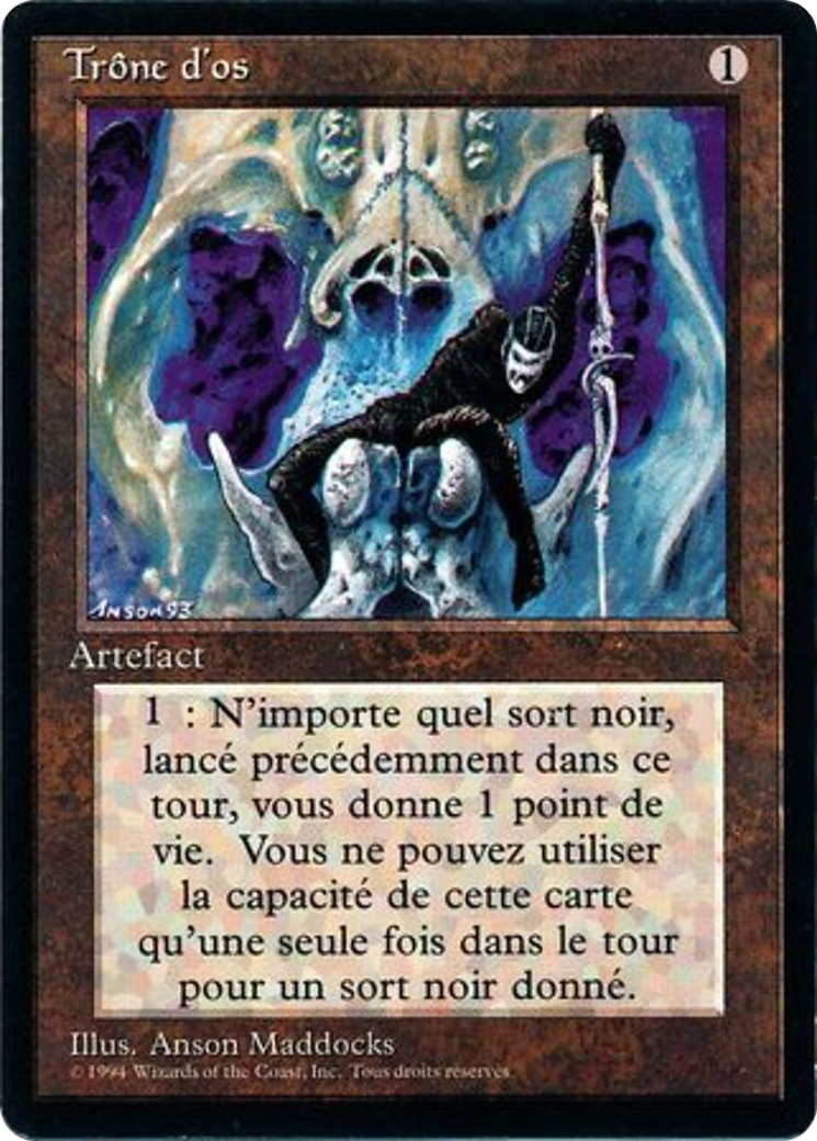 {F} Throne of Bone [Foreign Black Border][FBB 3ED 279]