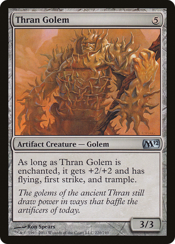 {C} Thran Golem [Magic 2012][M12 220]