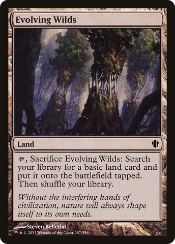 {C} Evolving Wilds [Commander 2013][C13 287]