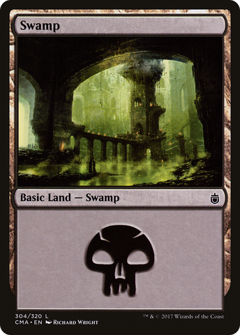{B}[CMA 304] Swamp (304) [Commander Anthology]
