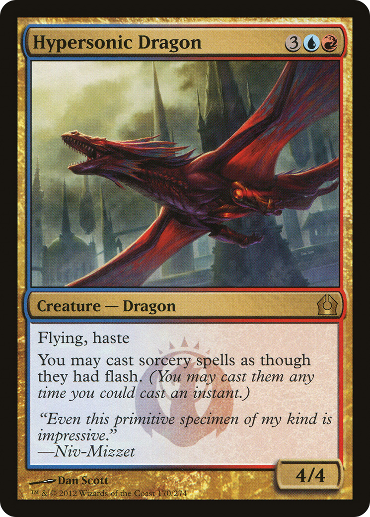 {R} Hypersonic Dragon [Return to Ravnica][RTR 170]