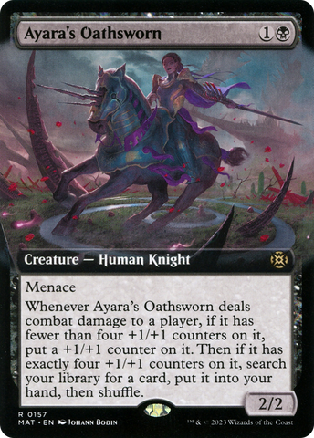 {R} Ayara's Oathsworn (Extended Art) [March of the Machine: The Aftermath][MAT 157]