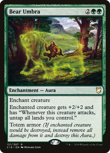 {R} Bear Umbra [Commander 2018][C18 131]