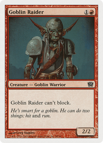 {C} Goblin Raider [Ninth Edition][9ED S08]