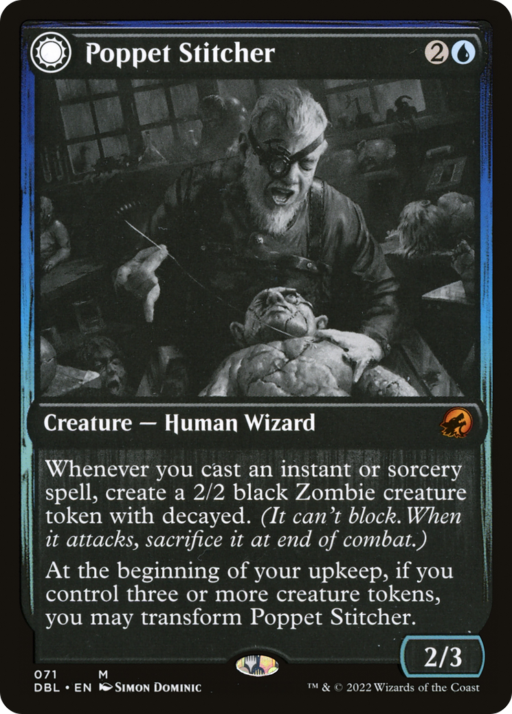 {R} Poppet Stitcher // Poppet Factory [Innistrad: Double Feature][DBL 071]
