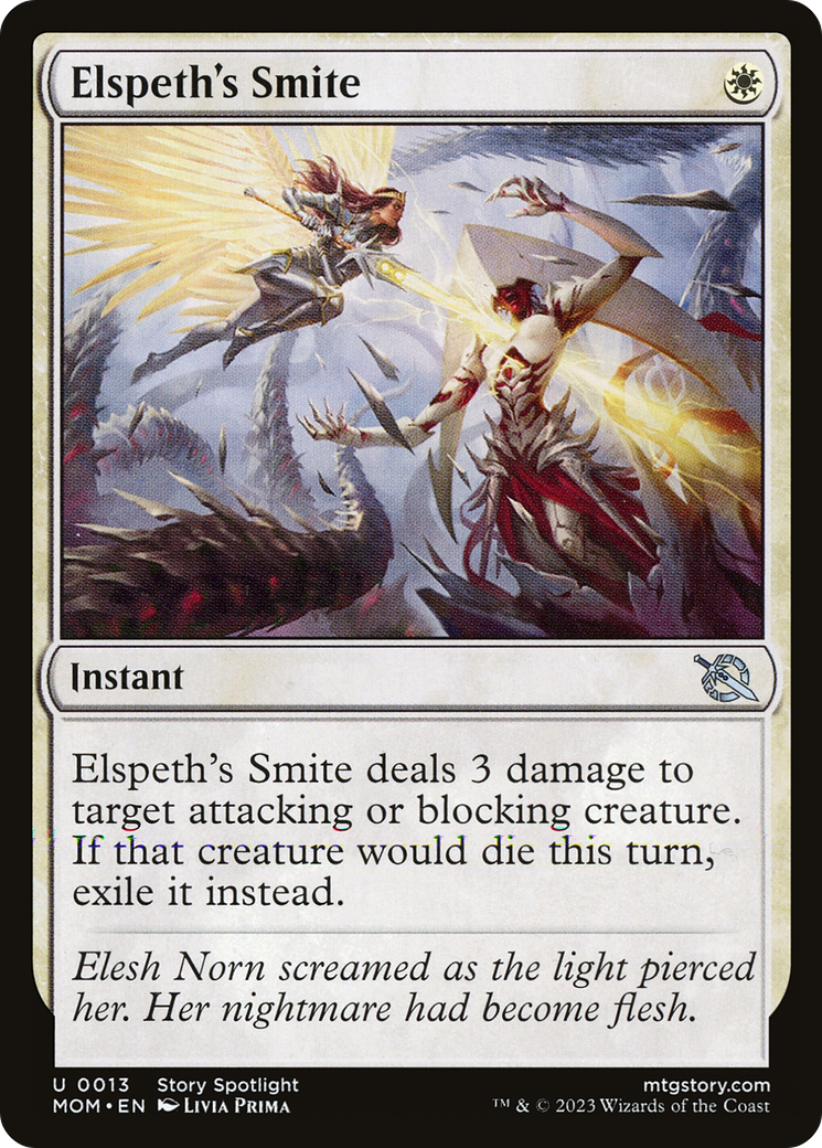 {C} Elspeth's Smite [March of the Machine][MOM 013]