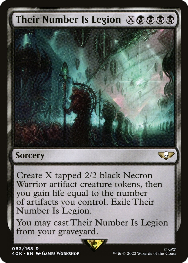 {R} Their Number Is Legion [Universes Beyond: Warhammer 40,000][40K 063]