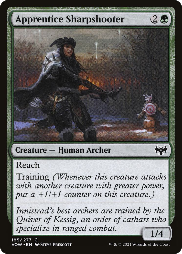 {C} Apprentice Sharpshooter [Innistrad: Crimson Vow][VOW 185]