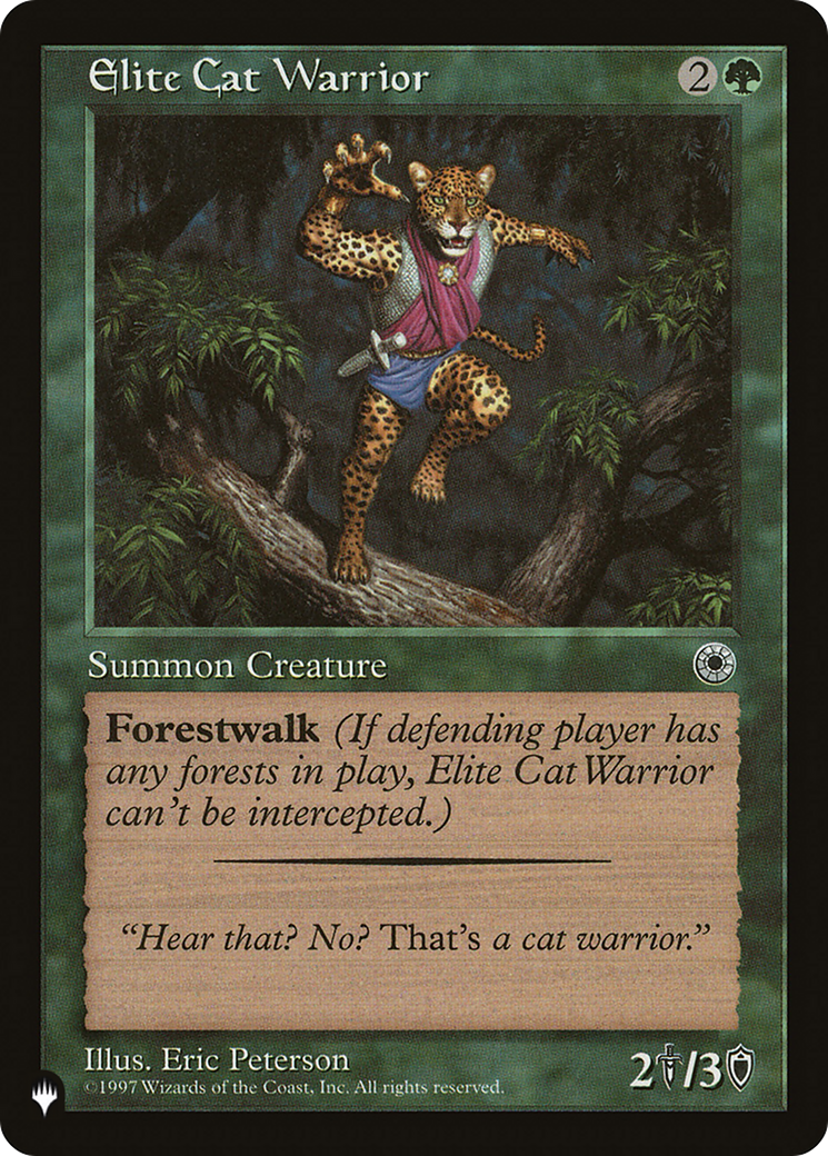 Elite Cat Warrior [LIST POR-163]
