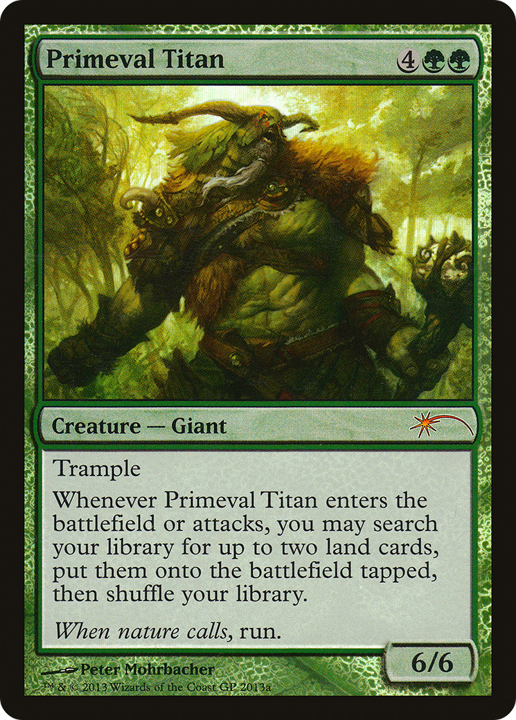 {R} Primeval Titan (Grand Prix) [Grand Prix Promos][PA GPX 2013A] - Misty Mountain Games