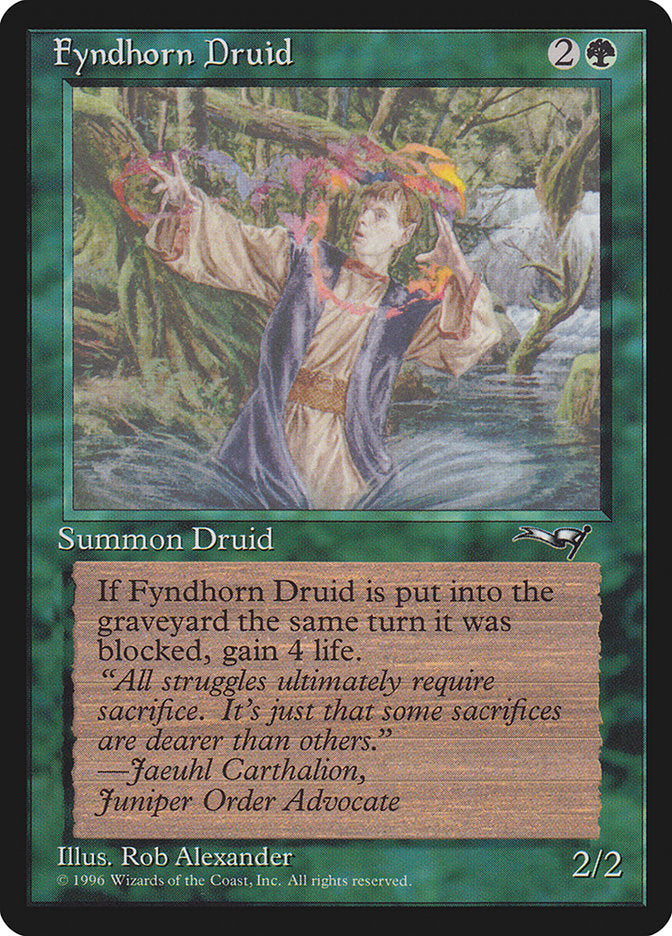 {C} Fyndhorn Druid (Flame Circle) [Alliances][ALL 90B]