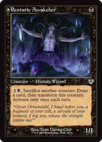 {C} Ecstatic Awakener // Awoken Demon (Retro Frame) [Innistrad Remastered][INR 462]