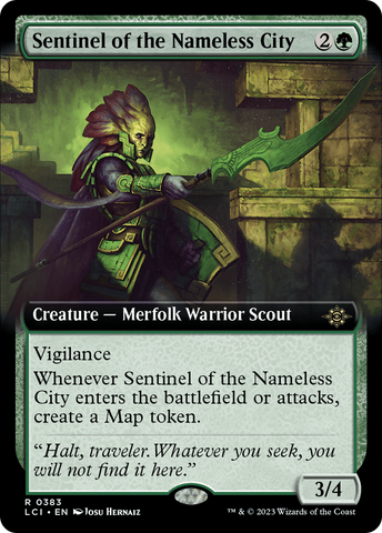 {@R} Sentinel of the Nameless City (Extended Art) [The Lost Caverns of Ixalan][LCI 383]