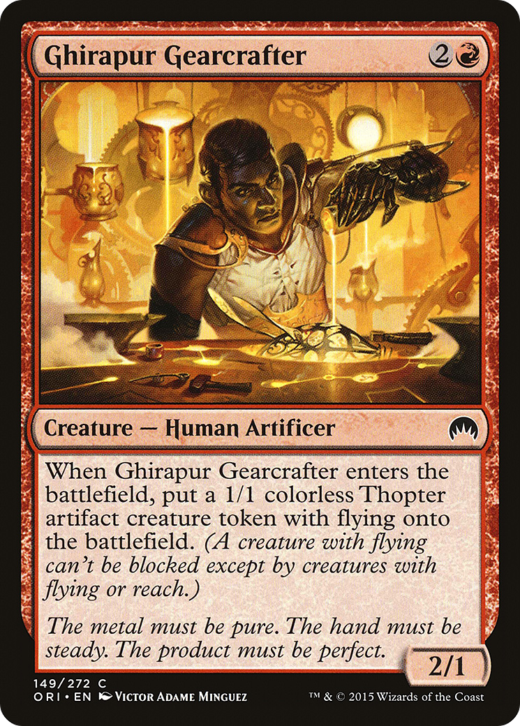 {C} Ghirapur Gearcrafter [Magic Origins][ORI 149]