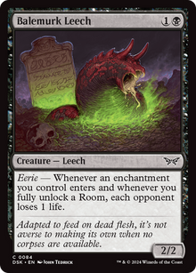 {@C} Balemurk Leech [Duskmourn: House of Horror][DSK 084]