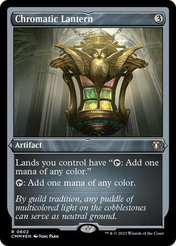 {R} Chromatic Lantern (Foil Etched) [Commander Masters][CMM 602]