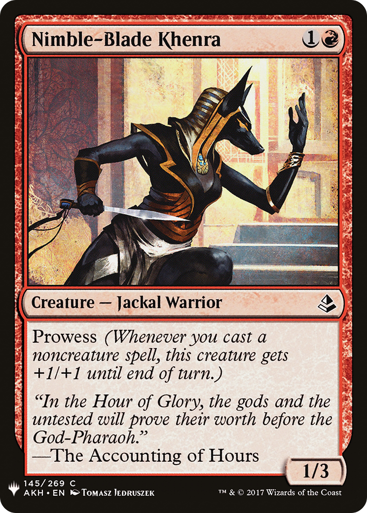 {C} Nimble-Blade Khenra [Mystery Booster][LS AKH 145]
