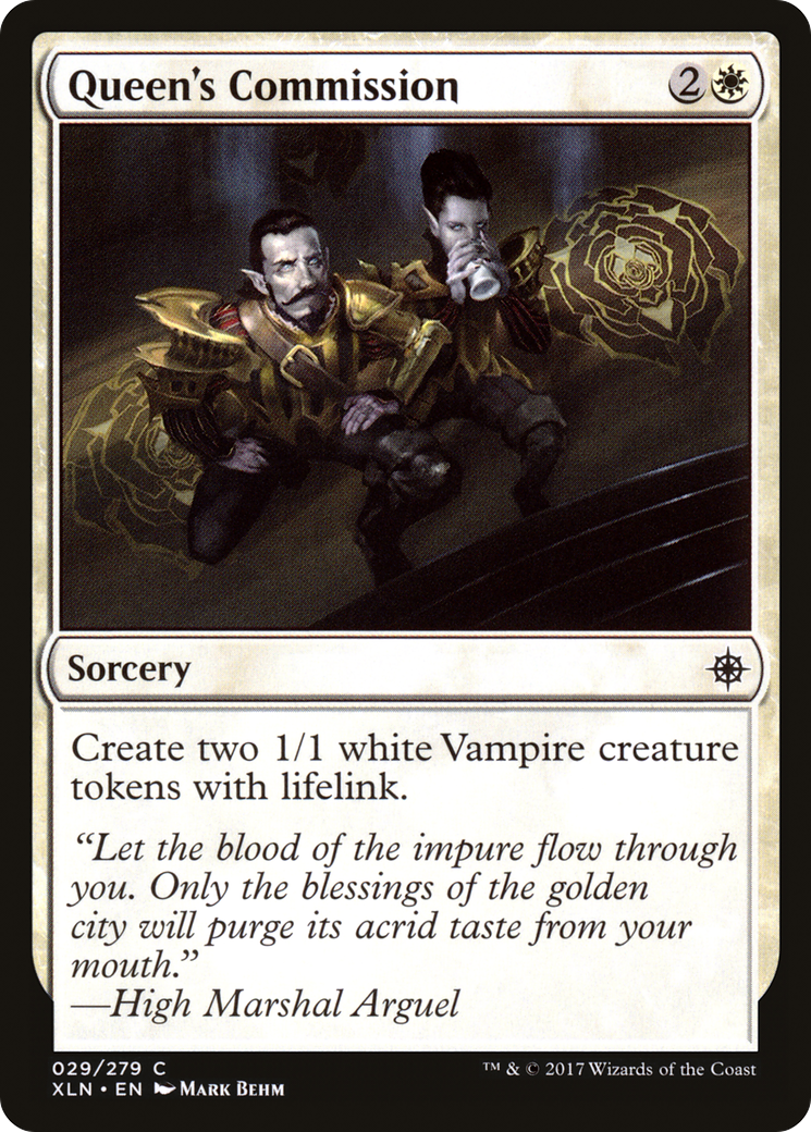 {C} Queen's Commission [Ixalan][XLN 029]