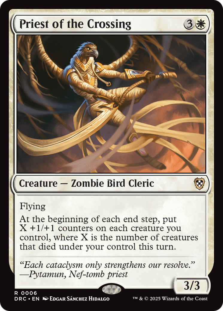 {R} Priest of the Crossing [Aetherdrift Commander][DRC 006]