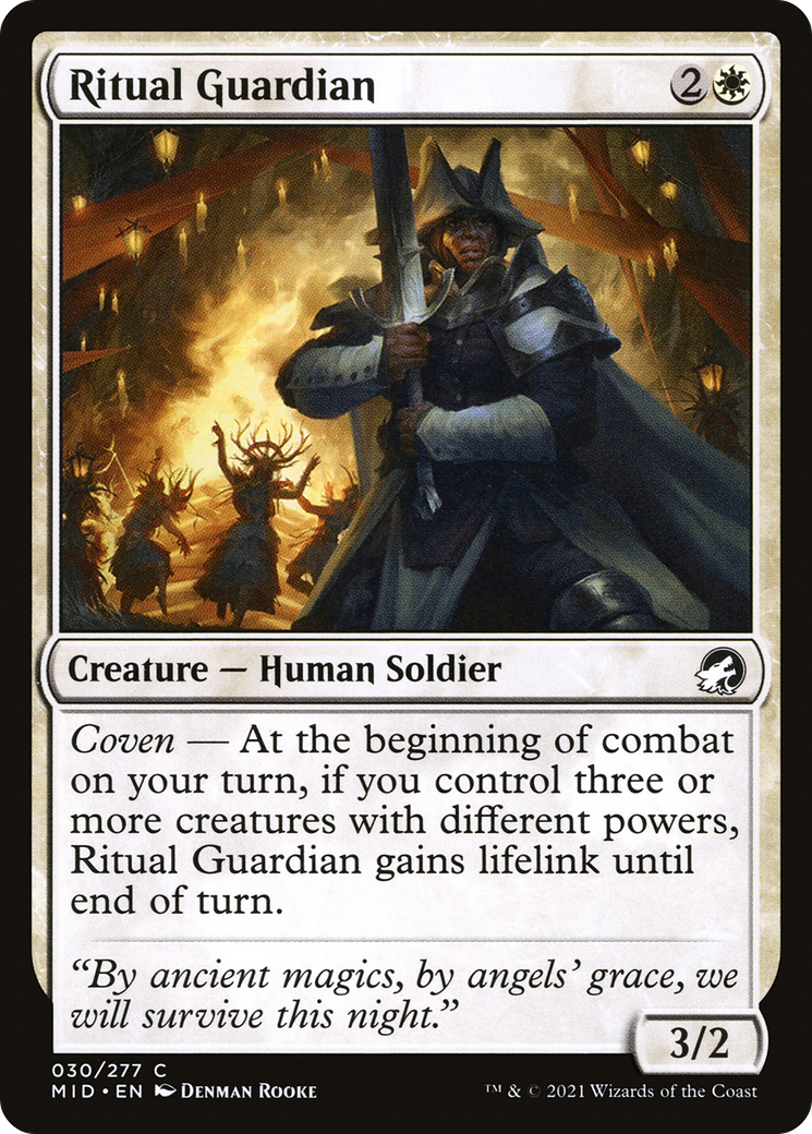 {C} Ritual Guardian [Innistrad: Midnight Hunt][MID 030]
