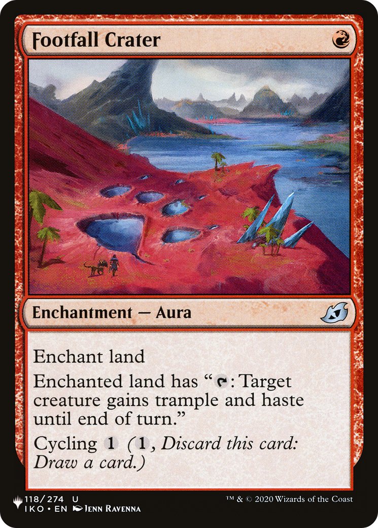{C} Footfall Crater [Secret Lair: Heads I Win, Tails You Lose][LS IKO 118]