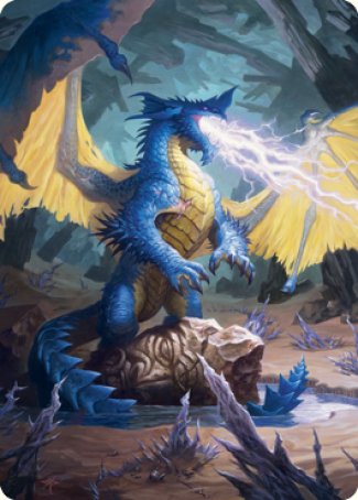 {A} Blue Dragon Art Card [Dungeons & Dragons: Adventures in the Forgotten Realms Art Series][AAFR 073]