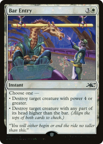 {C} Bar Entry (Galaxy Foil) [Unfinity][UNF 290]