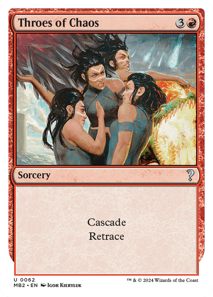 {C} Throes of Chaos (White Border) [Mystery Booster 2][MB2 062]