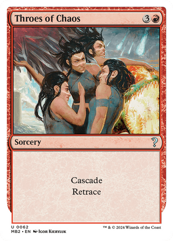 {C} Throes of Chaos (White Border) [Mystery Booster 2][MB2 062]