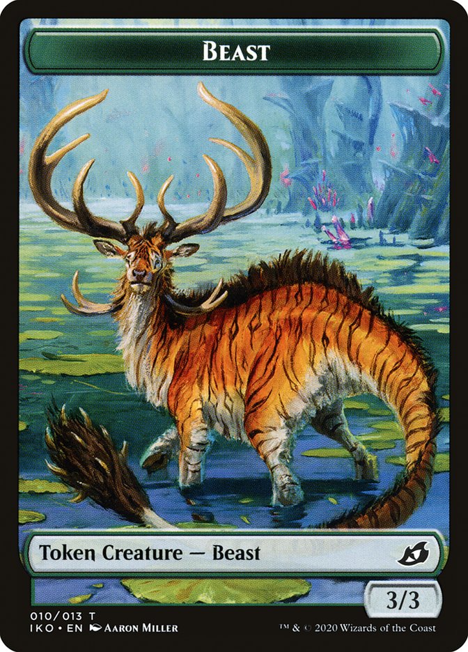 {T} Beast Token [Ikoria: Lair of Behemoths Tokens][TIKO 010]