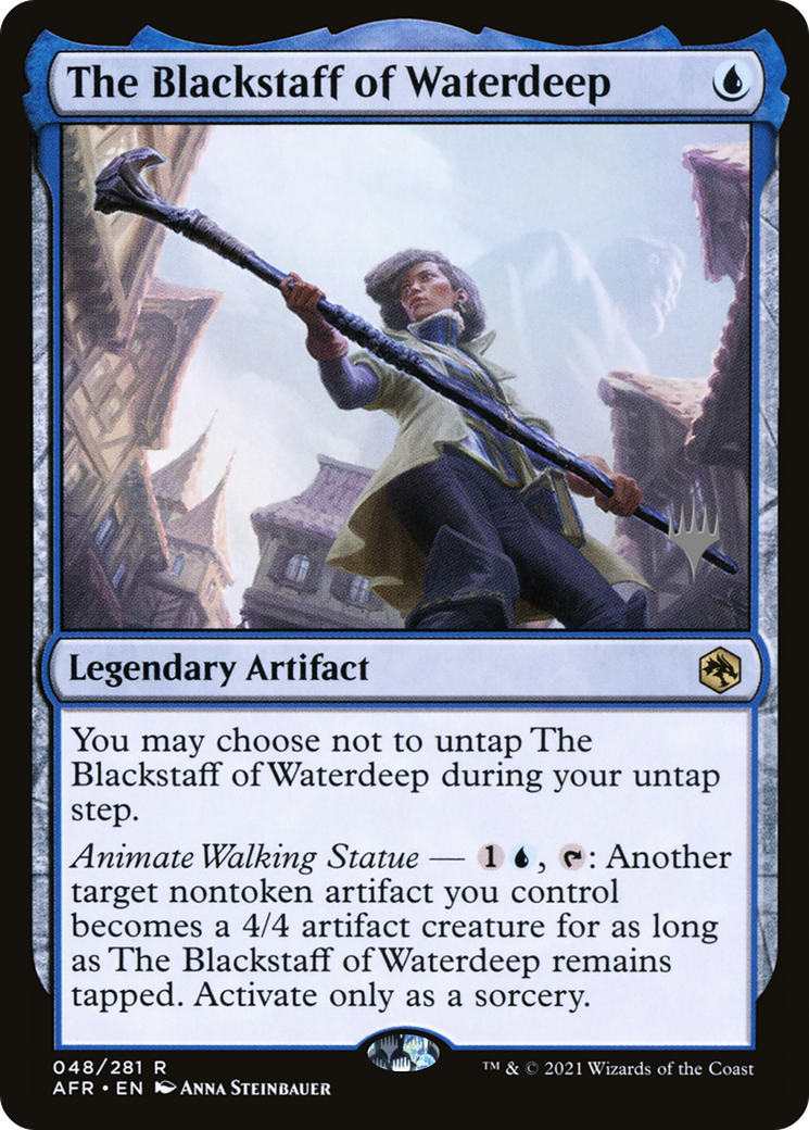 {R} The Blackstaff of Waterdeep (Promo Pack) [Dungeons & Dragons: Adventures in the Forgotten Realms Promos][PP AFR 048]