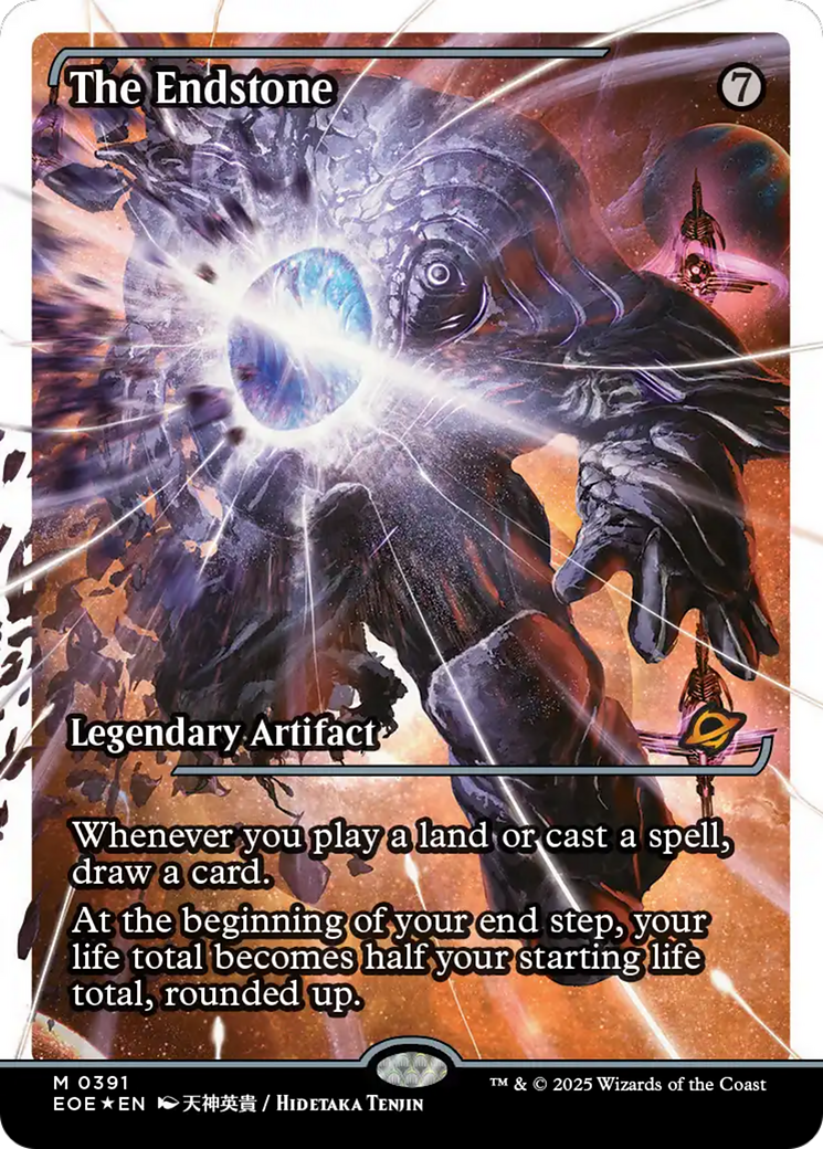 {@@ EOE R} The Endstone (Showcase) (Fracture Foil) [Edge of Eternities][EOE 391]