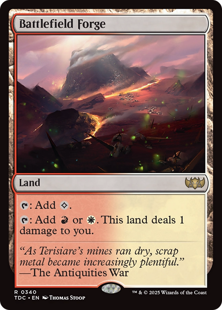 {R} Battlefield Forge [Tarkir: Dragonstorm Commander][TDC 340]