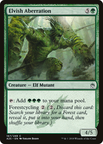 {C} Elvish Aberration [Masters 25][A25 167]