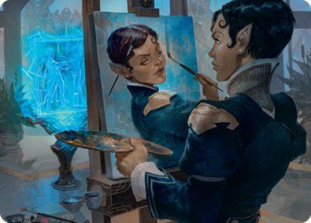 {A} Parnesse, the Subtle Brush Art Card [Streets of New Capenna Art Series][ASNC 045]