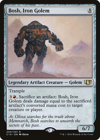{R} Bosh, Iron Golem [Commander 2014][C14 230]