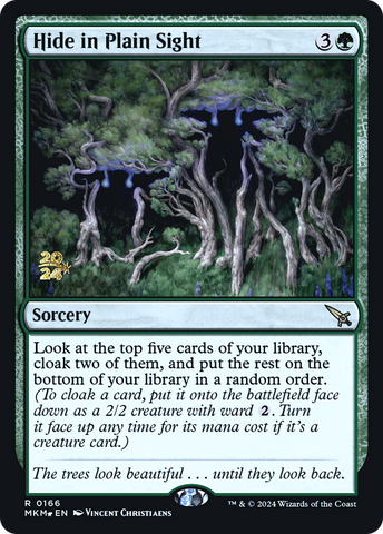 {R} Hide in Plain Sight [Murders at Karlov Manor Prerelease Promos][PR MKM 166]